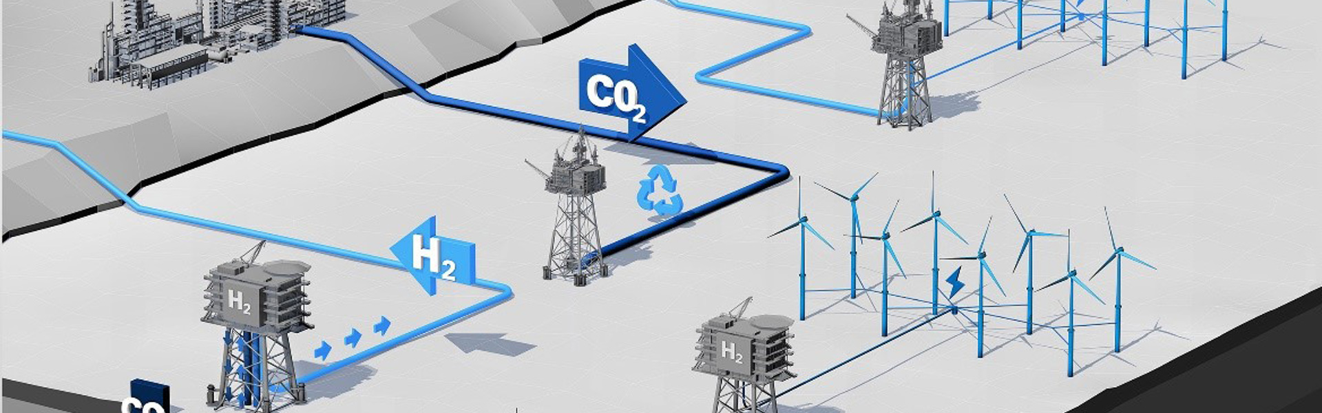 Carbon capture and storage infographic